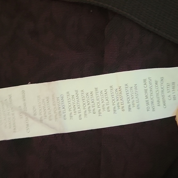 Fabletics Dark Purple/Black Capri Leggings, Women's Size Small, Great Condition - Picture 7 of 11